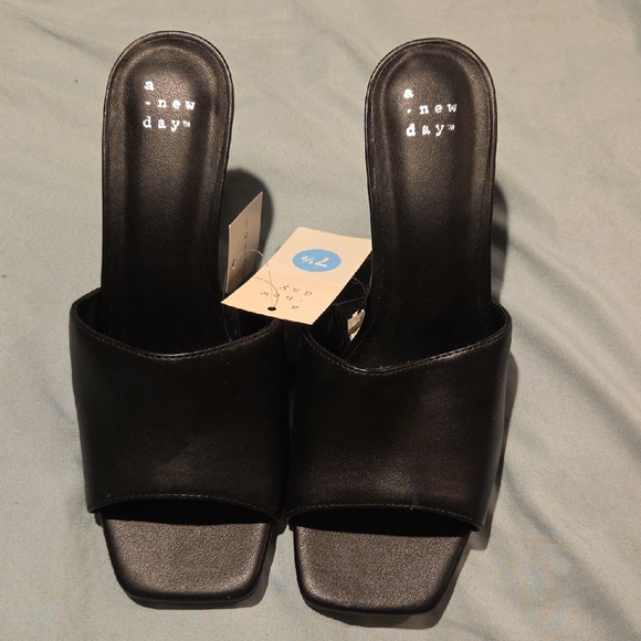a new day Shoes - A New Day Women's Black Mules